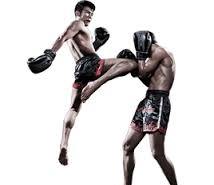 two man fighting graphic