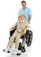 old lady on wheelchair 